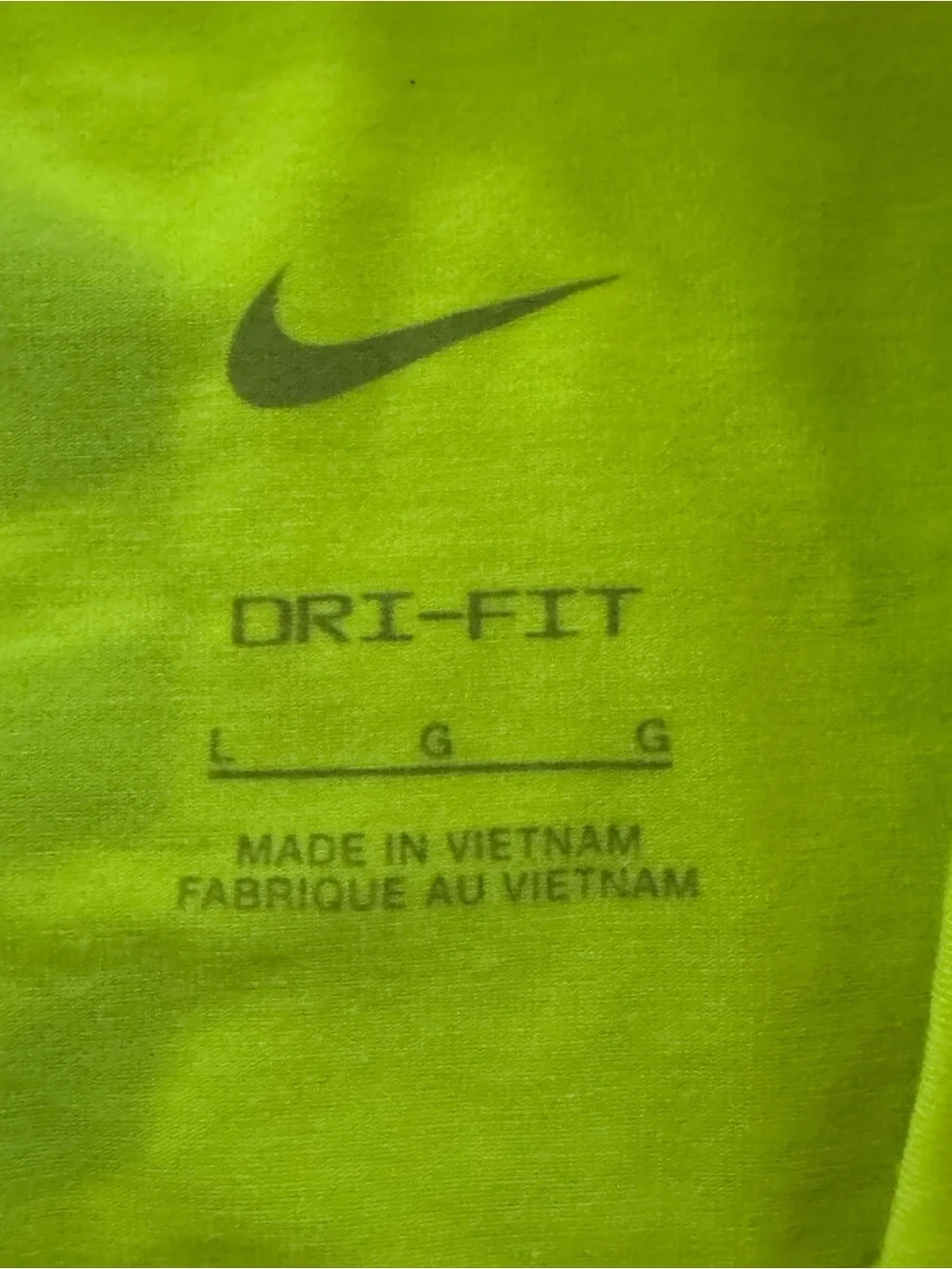 Kids' Dri-FIT Nike Pro Neon Yellow Sleeveless Tank